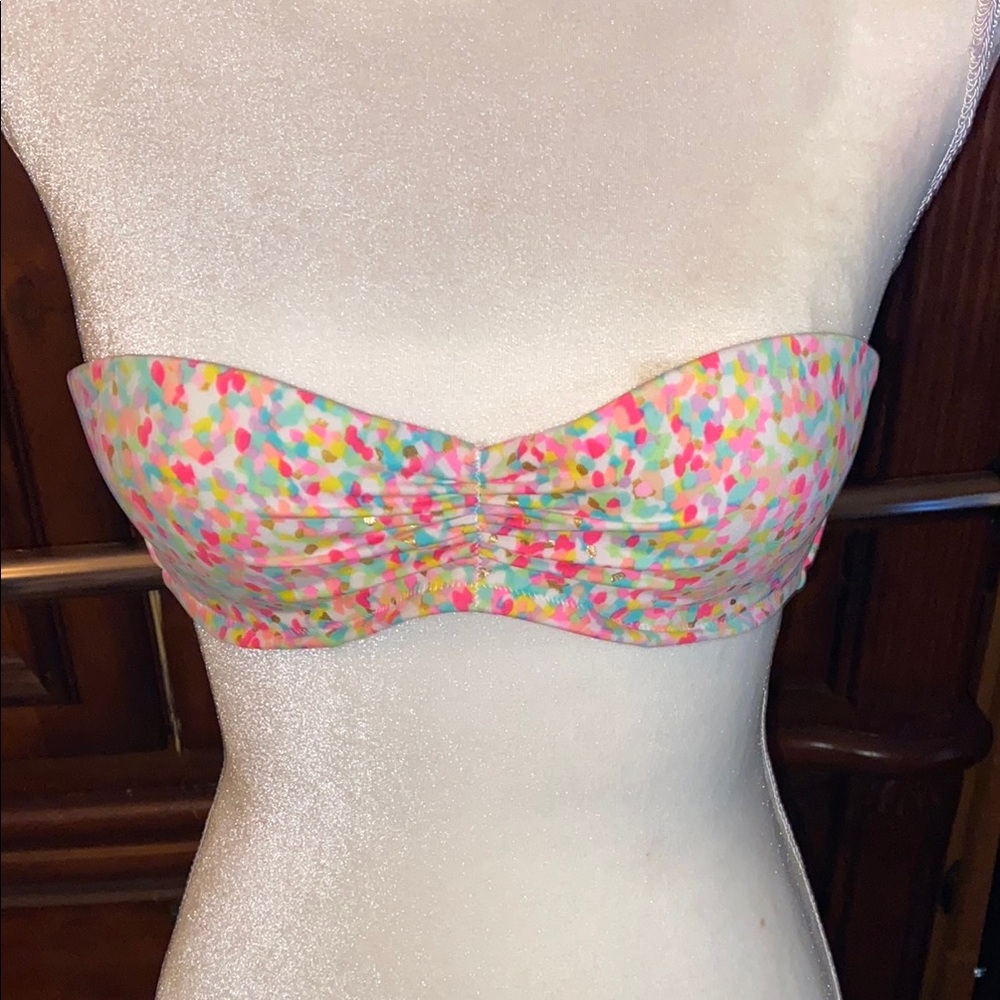 Victoria's Secret Multicolor Bandeau Bikini Top